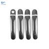 For VW Jetta MK6 Tiguan Polo For Skoda Octavia Fabia Rapid ABS Carbon Texture Car Exterior Door Handle Cover Sticker