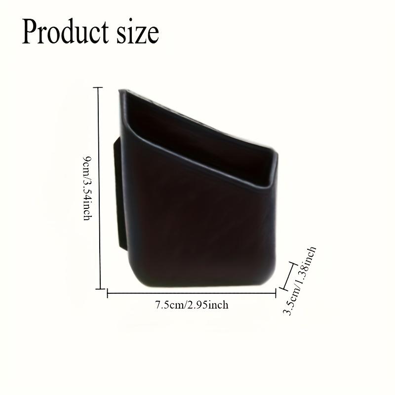 2 шт. Органайзеры для хранения в автомобиле - Клейкие карманы из АБС-смолы для мобильных телефонов, карточек, очков