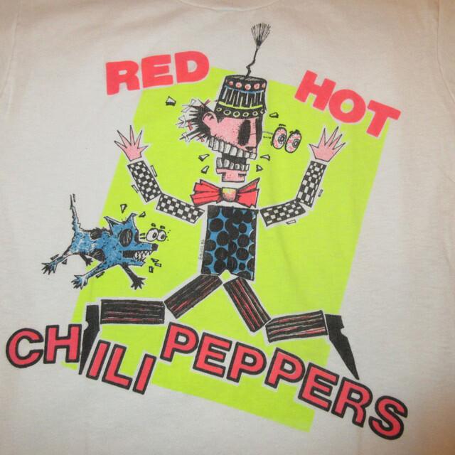 Red Hot Chili Peppers Reprinted White Unisex T-Shirt S-2XL