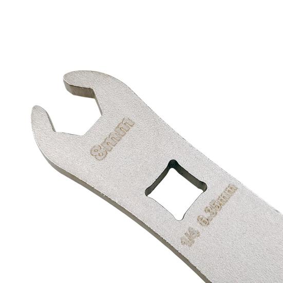 Динамометрический ключ для масляной трубки велосипеда Сверхпрочная нержавеющая сталь 7-8 мм MTB Дорожный горный велосипед Масляная трубка Тормозной стопорный винт Открытый гаечный ключ Инструмент