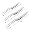 Kitchen Tweezer Utensil BBQ Tweezer Food Clip Kitchen Bar Chief Tong Stainless Steel Portable for Picnic Barbecue Cooking