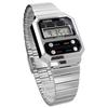 Casio CASIO Digital Men's Watch A100WE-1A Silver Retro Design International Model [Imported]