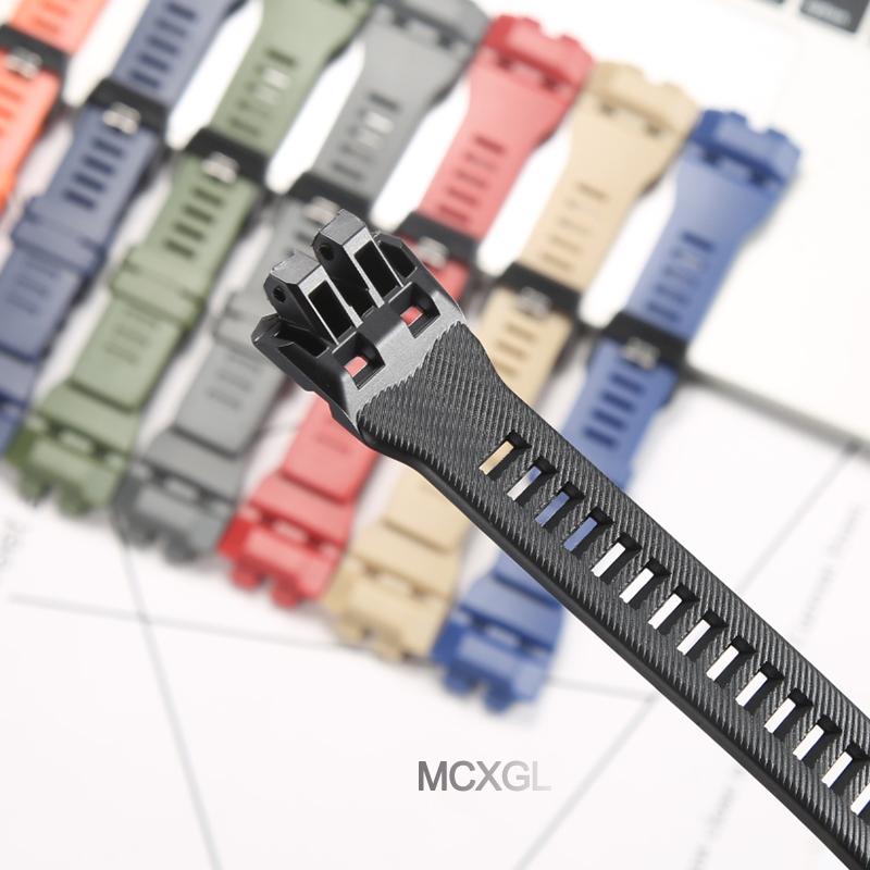 Сменный ремешок GBD100 Подходит для Casio GBD-100 GBD-100-1/1A7/100SM-4/2A Мужской Спортивный Водонепроницаемый Браслет Резиновый Ремешок для Часов