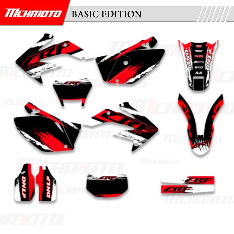MCHMFG Graphics Backgrounds Decal Stickers Kit for Honda CRF250X 2004 2005 2006 2007 CRF 250X 2008 2009 2010 2011 2012-