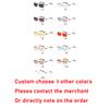 5 Pcs Rimless Rectangle Sunglasses For Men Women Fashion Simple Outdoor Accessory Sun Glasses Beach Travel Shades Eyewear