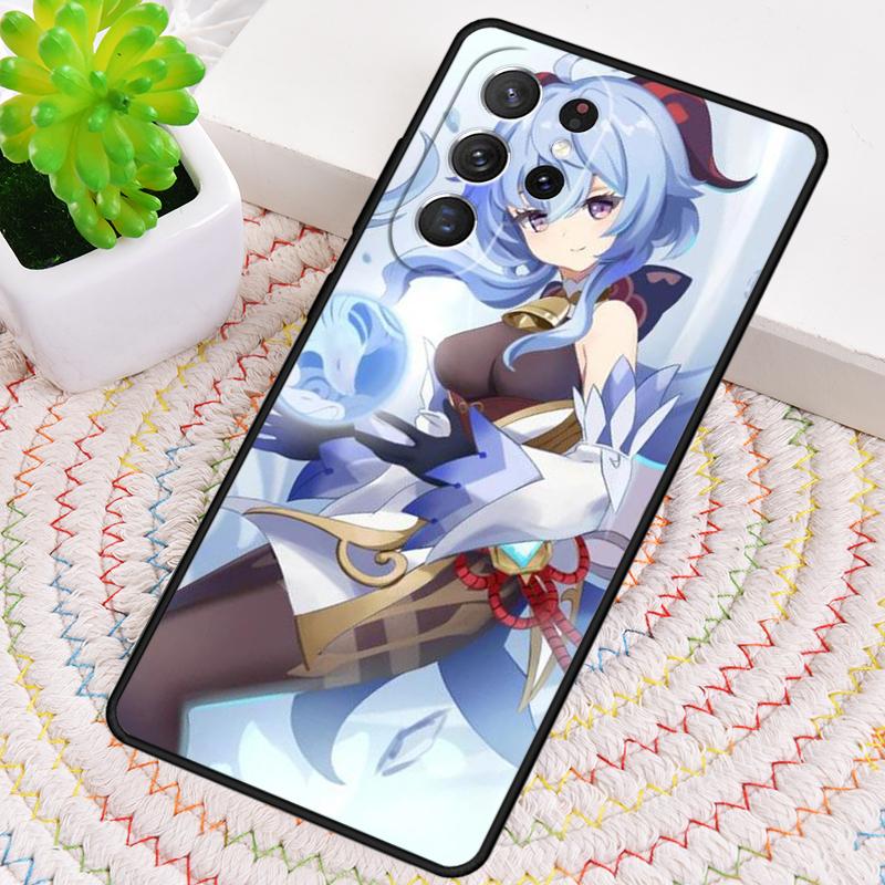 Ganyu Genshin Impact мягкий силиконовый чехол для телефона для Samsung Galaxy note 10 pro S26 S25 S24 S23 S22 S21 Plus S25Ultra Capa Cover