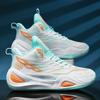 Men's and Women's Mandarin Duck Basketball Shoes Children's Genuine Youth Mesh Breathable Non-slip Student Friction Sound Sports Shoes