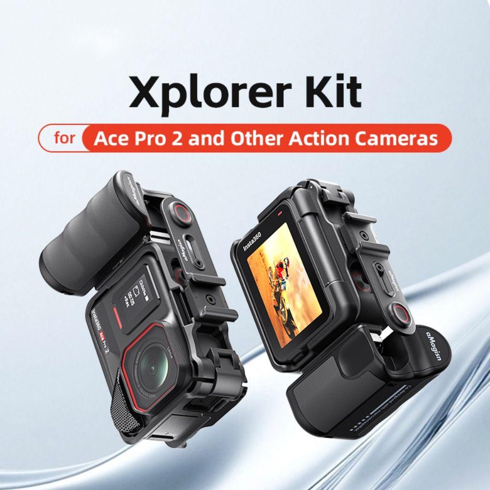 Кнопка затвора StreetGrip Vlog Holder для DJI Action/Insta360 Ace Pro Camera Accessories