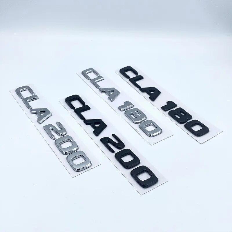 3D Letters CLA180 CLA200 CLA220 CLA250 CLA260 4Matic ABS Emblem for Mercedes Benz C118 W117 Car Fender Trunk Rear Logo Sticker