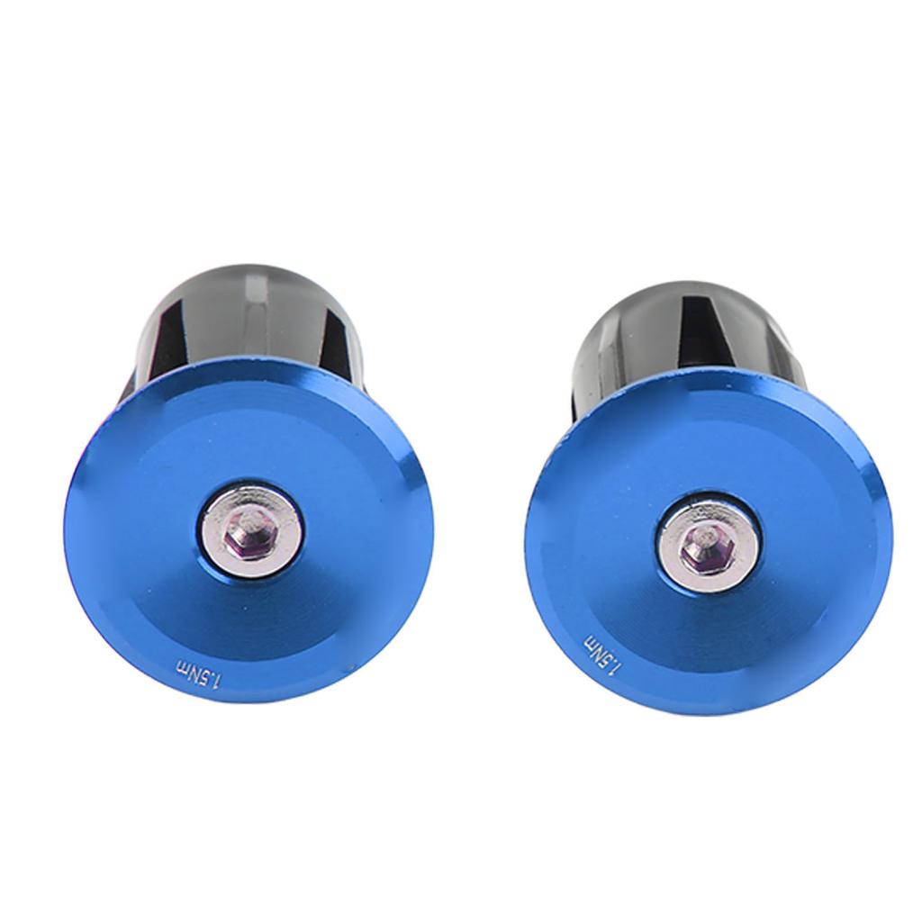 2pcs Handlebar Plug Aluminium Plastic Light Weight Bike Bar End Plug for Mountain Bikes Road Bikes
