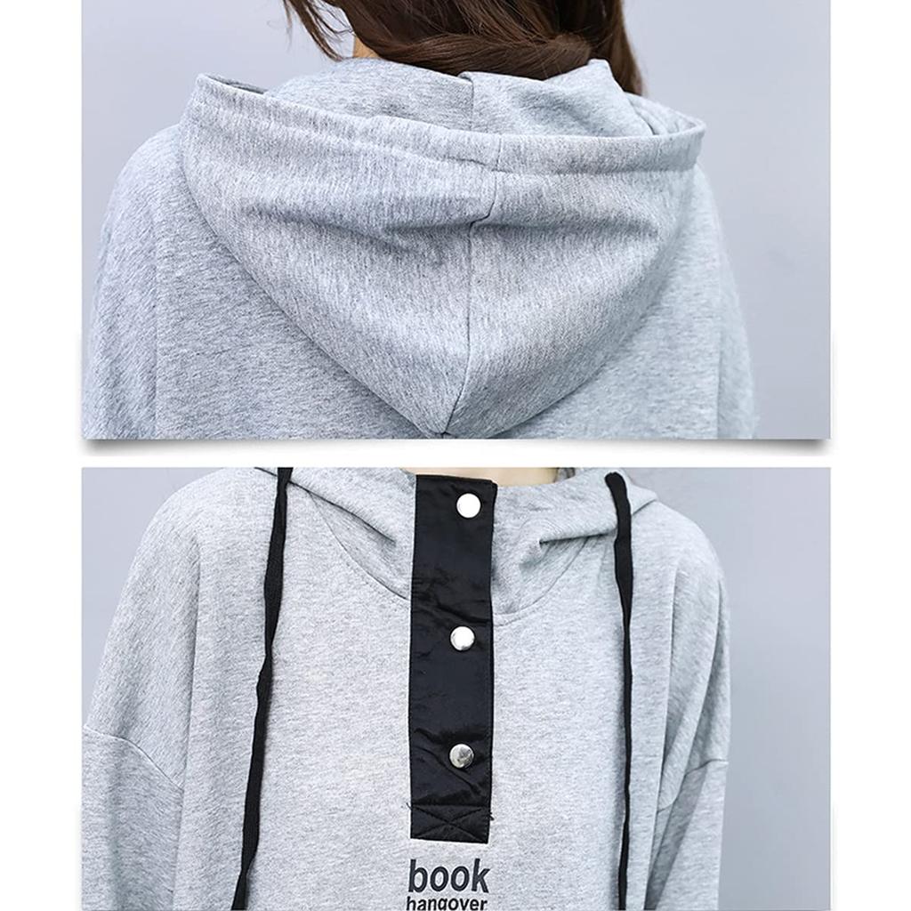 Mskikefly Милый комплект для дома с длинными рукавами, идеально подходит для выхода или работы из дома. Размер Женский комплект, Толстовка, Брюки свободного кроя, Футболка, Бег,