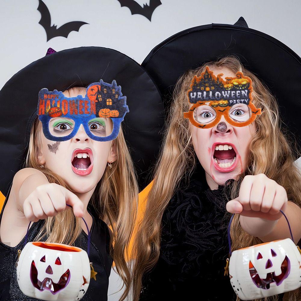 Bats Ghost Funny Glasses Pumpkins Halloween Cosplay Props Halloween Eyeglasses Frame Children