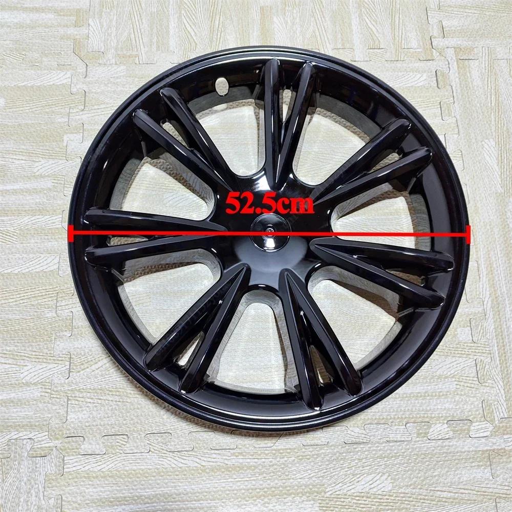 4 шт. 19-дюймовые колпаки на колеса, колпак ступицы, сменные автомобильные аксессуары для Tesla Model Y 2020-2024, черные