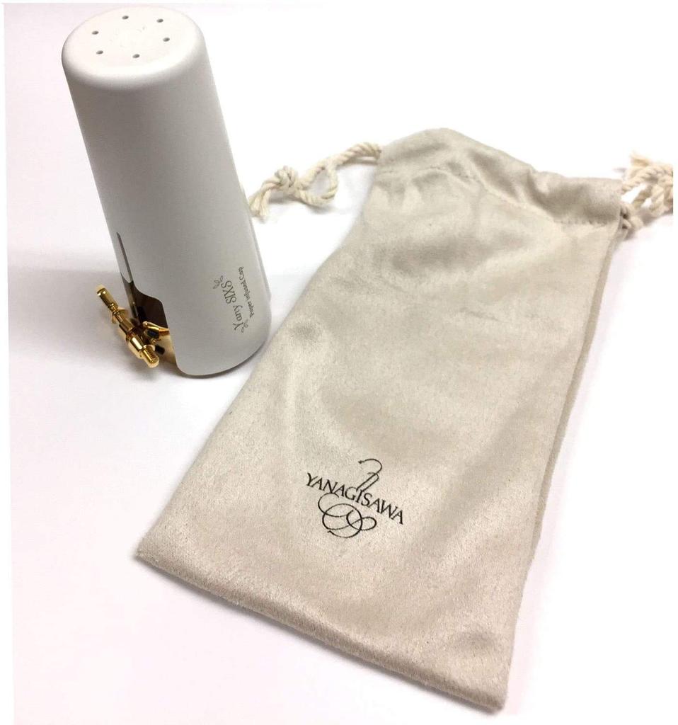 Yany SIXS Ebonite Ligature for Soprano Finish (Reverse-Threaded/Single Screw) Saxophone, Gold-Plated