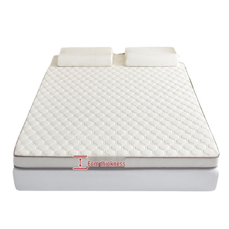 Thick Soft Latex Tatami Mattress Pad for Dorms and Single Beds