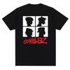Музыкальная группа Gorillazs Футболка с принтом в стиле панк-рок 90-х Повседневная мода Футболка с коротким рукавом больших размеров Унисекс Графические футболки