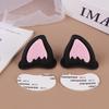 Motorcycle Helmet Cat Ear Decorations Helmet Ear Accessory For Scooter Bicycle Adhesive Motorbike For Skateboarding For Cycling