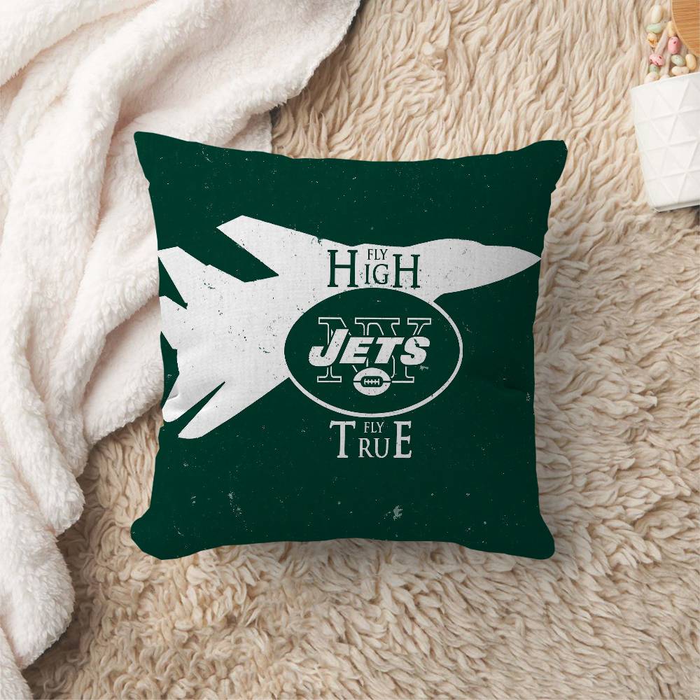 NNew YYork JJetS Maple Design Cushion Cover Happy Autumn Harvest decor Holiday Decorati Pillow Cover