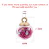 10Pcs Charms Star Sequins Transparent Glass Ball 16Mm Pendants Crafts Making Findings Handmade Jewelry Diy For Earrings Necklace