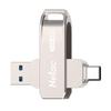 Netac US15 128 ГБ Портативный USB-накопитель Type-C и USB 3.2