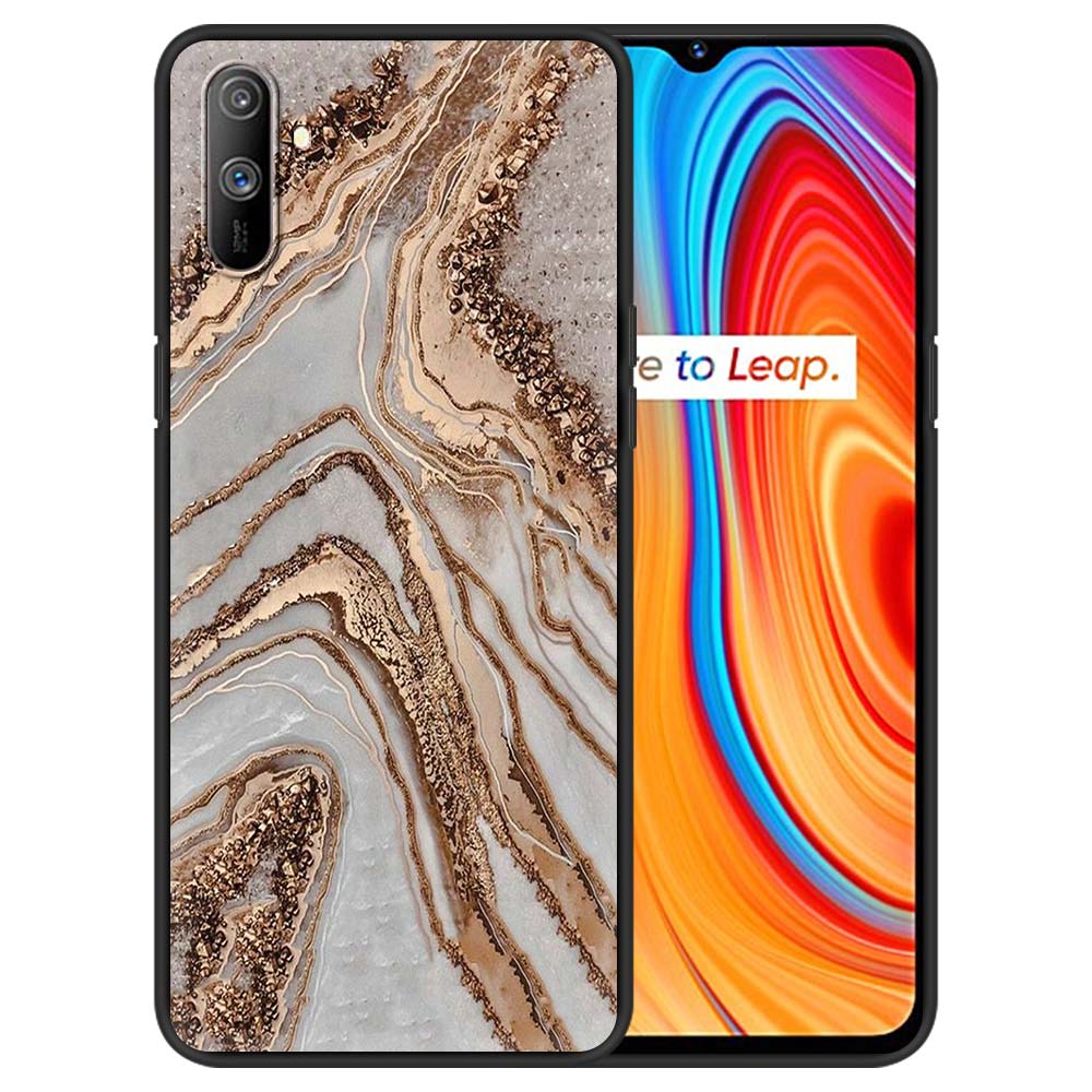 Мягкий силиконовый чехол для Realme C3 6 7 Pro 5 8 XT X50 GT C15 C11 C25 V13 5G C21, задняя крышка телефона из ТПУ, роскошный мраморный узор
