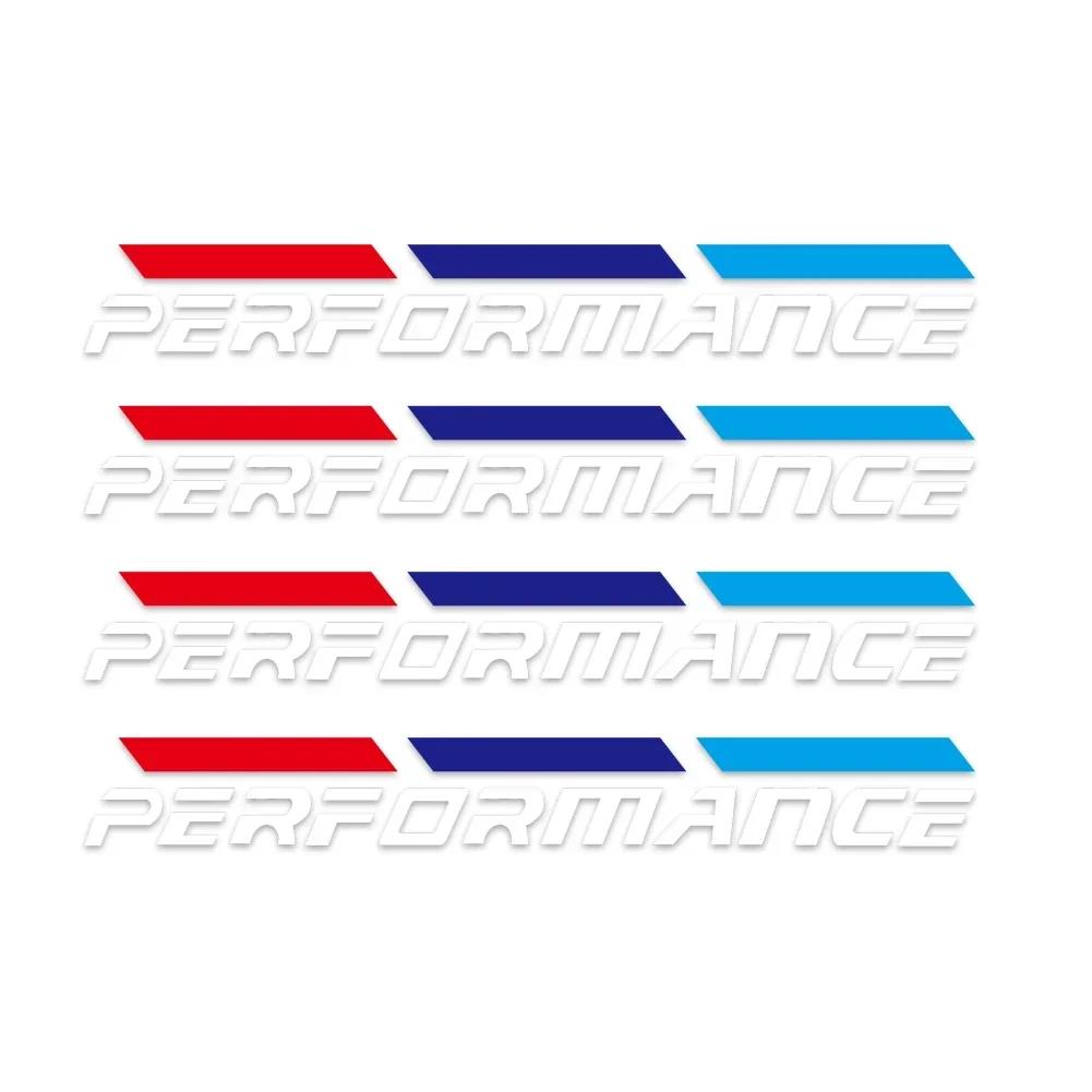 4Pcs Car Door Handel Stickers M Performance Logo For BMW E40 E90 F20 F30 F10 G20 G30 G01 F36 X1 X2 X3 X5 X6 M4 Car Accessories jbzh05