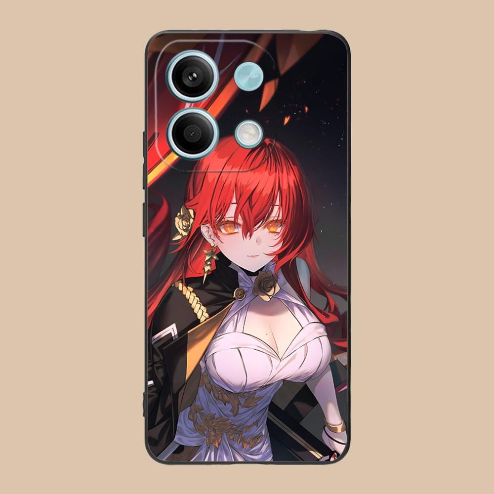 HSR Himeko Matte TPU Mobile Phone Case for POCO F8 F7 F6 F5 F4 F3 F2 Pro GT C75 C71 C65 C61 C40 Pro Ultra Colorful Cover