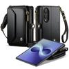 CaseMe-C36 Для Samsung Galaxy Z Fold8 Широкий Чехол, Роскошный Многофункциональный Премиум PU Кожаный Кошелек Держатель для Карт Задняя Крышка Защитная Оболочка