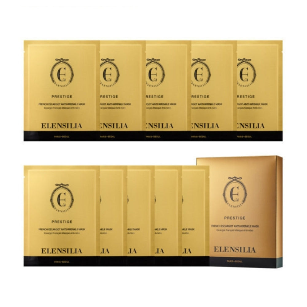 Elensilia Prestige French Escargot Маска против морщин, упаковка 25 мл*10 шт/20 шт