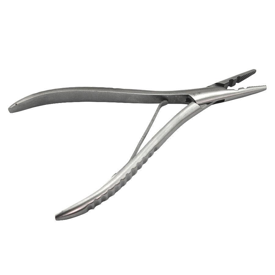 Инструмент для наращивания волос Щипцы для волос из нержавеющей стали с 2 отверстиями Инструмент для удаления бусин Инструмент для открывания уточных наращиваний волос Укладка волос Аксессуары для салонов красоты