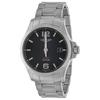 Longines CONQUEST Quartz 5 ATM Water Sapphire Black Stainless Men's V.H.P. Watch, Resistant, Crystal, Dial, Steel, Silver, L3.726.4.56.6 [Used]