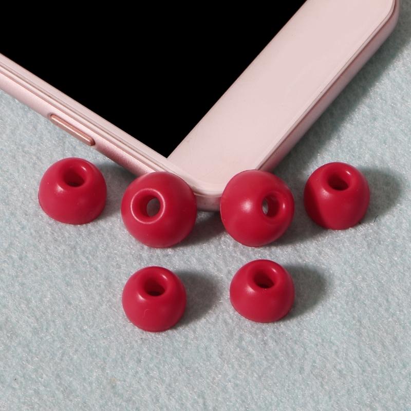 3 Pairs Silicone Eartips Ear Plug Earbuds Cover Replacement Anti-slip Eartips Protective Sleeve for Studio Buds/Fit Pro