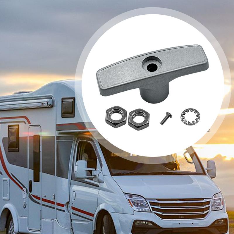 Ручка сливного клапана для автодома, Замена, Фитинги для бака для воды автодома, Ручки сливного клапана, Комплект, Алюминиевый сплав, Ручка клапана бака автодома, Запчасти для автодома