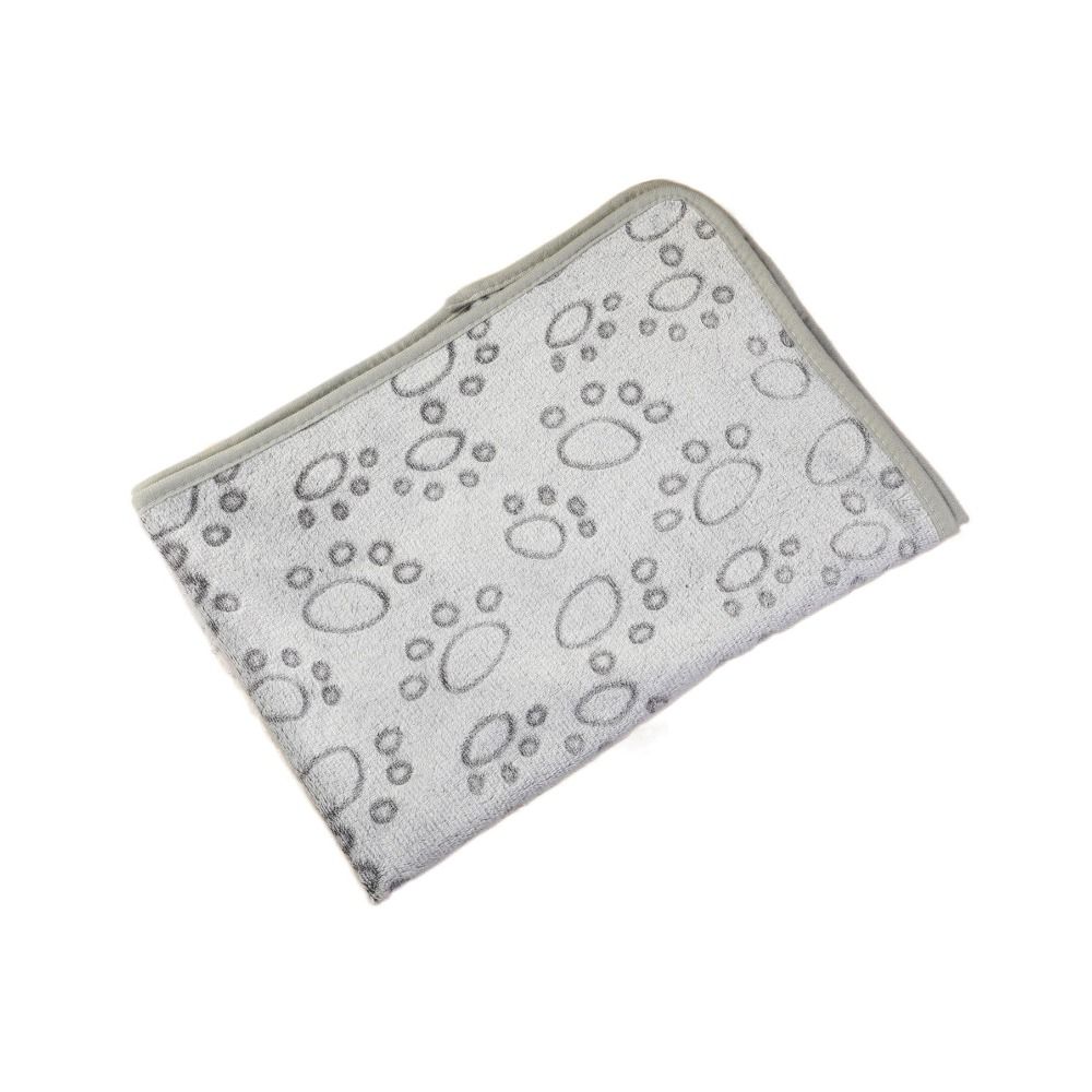 Теплый чехол для коврика для питомца с рисунком из мультфильма, флисовое одеяло для кошек и собак, зимнее одеяло для щенков и котят