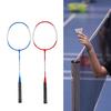 2 Ракетки + 1 Сумка для ракеток Набор ракеток для бадминтона для начинающих Дети Взрослые В комплекте Прочная спортивная ракетка из железо-алюминиевого сплава