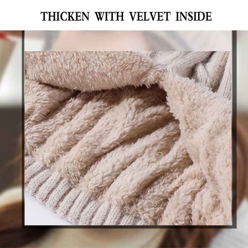 Женские осенние и зимние шапки плюс бархатная теплая шерстяная кепка