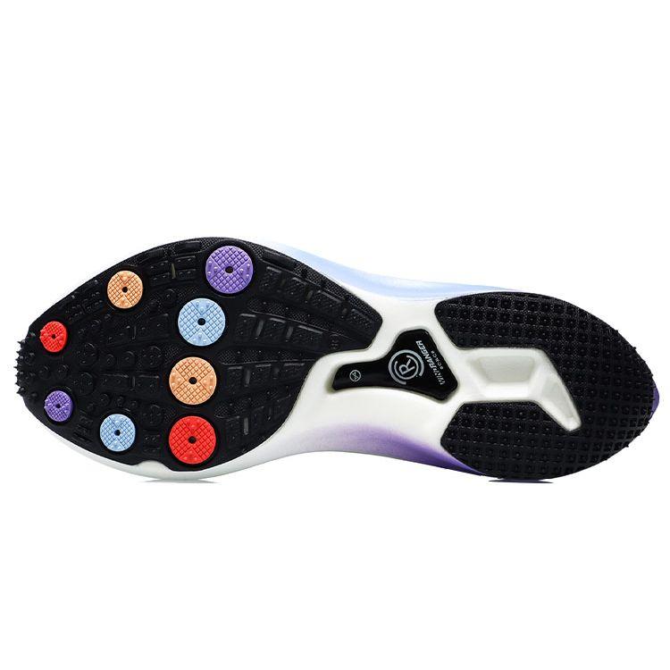 Li Ning Youxia Comfortable Shock Absorption Non-Slip Wear-Resistant Low-Top Running Shoes Men Running Shoes Black Purple ARHR041-5