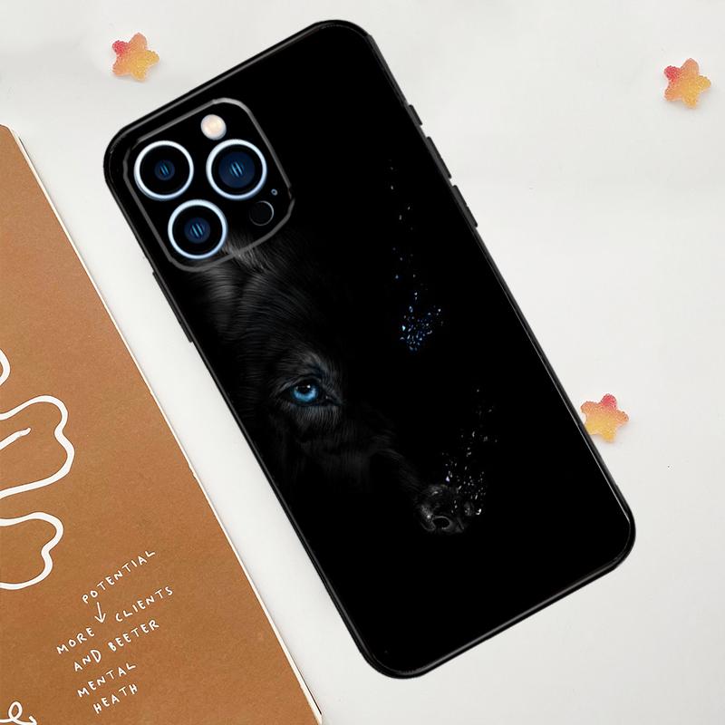Чехол для телефона Волк Для iPhone 17 Pro Max 14 13 12 11 15 16 Pro Max mini 15 Plus 16e 17 Air Funda