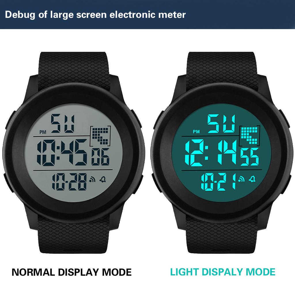 Luxury Men Analog Digital Military Sport LED Waterproof Wrist Watch