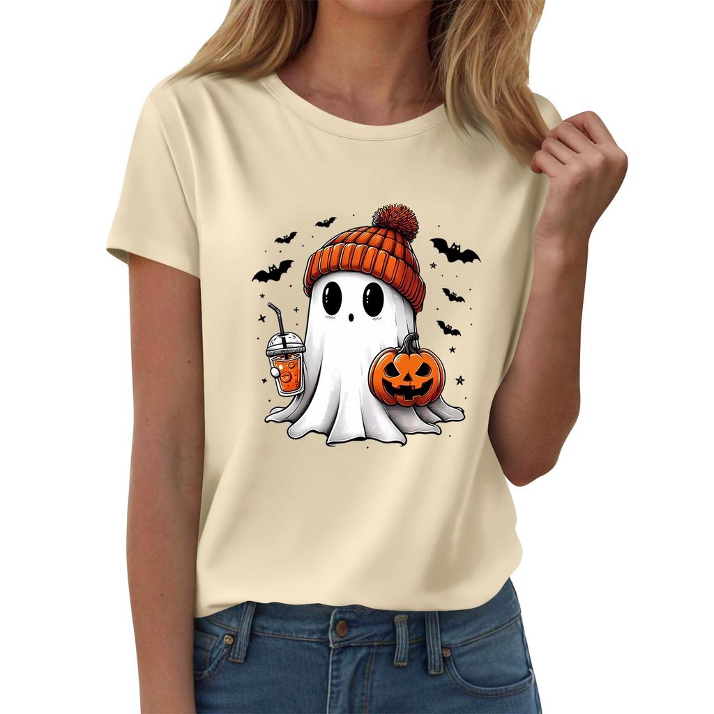 Женские футболки, Женские топы с коротким рукавом, Летняя мода, Повседневные стильные футболки с круглым вырезом, Туники