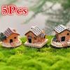 Miniature Resin Home Ornaments Creative Design Home Dining Table Small Crafts Mini Doll Home Garden Decoration Office Desk Decor