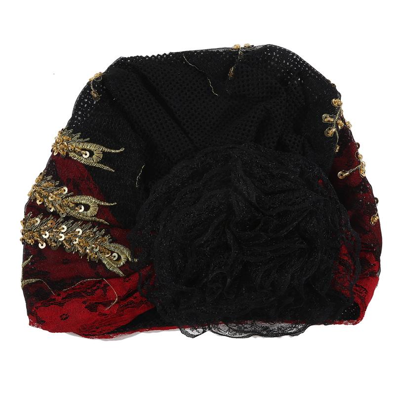 Women Muslim Hijab Lace Lnner Hijab Cap Cotton Stretchy Hat