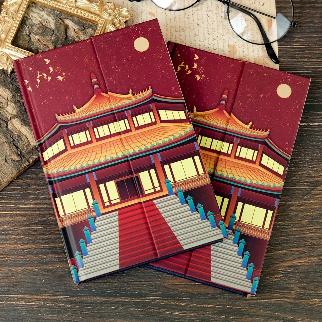 Высококачественная простая ручка Серия «Запретный город» Портативный магнитный блокнот