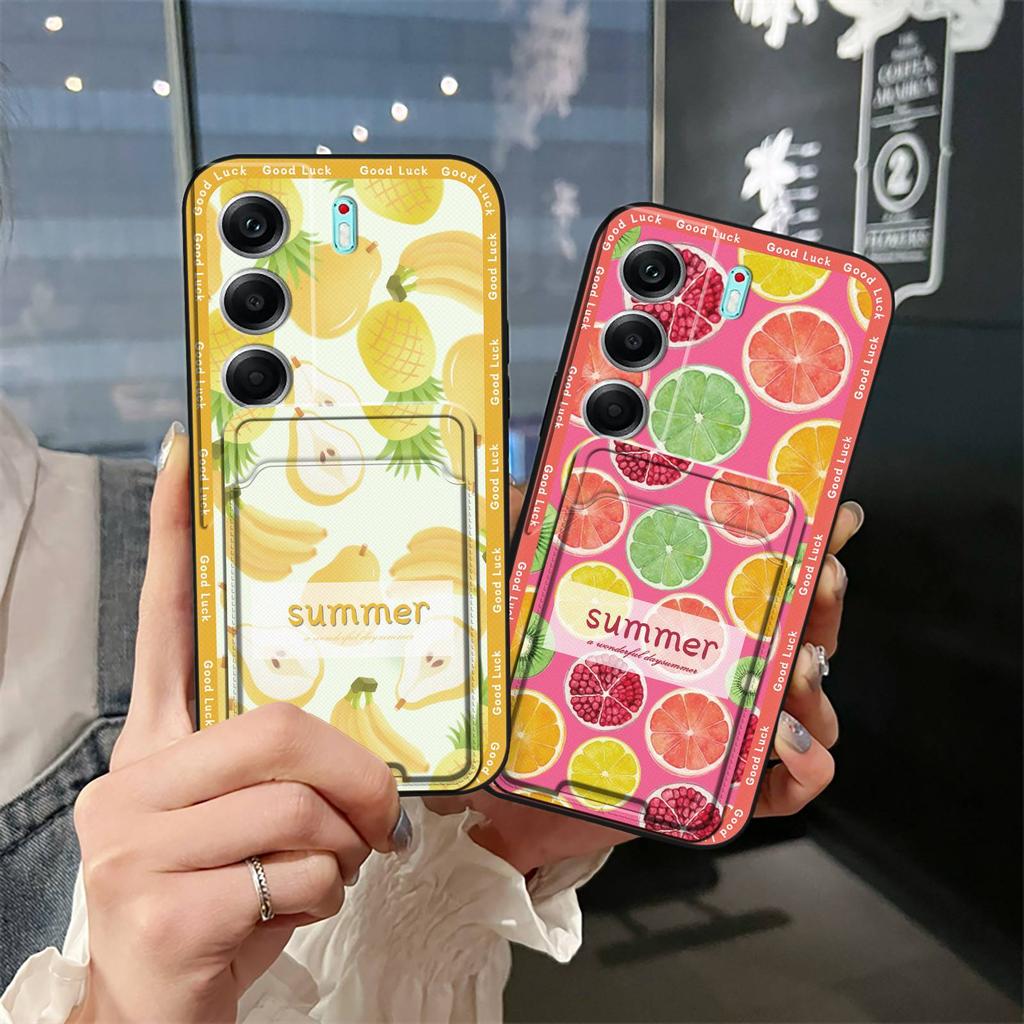 Прочный защитный чехол для телефона Tecno Camon40 Pro 4G/5G/CM6/CM7, противоударная задняя крышка, слот для карт, мягкий чехол из ТПУ, милый