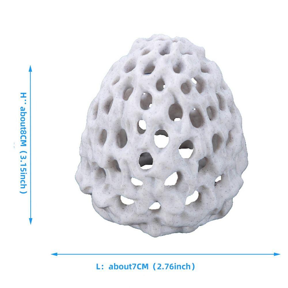 Plastic Water Grass Cultivation Dish 3D Print Simulation Porous Coral Stone For Fish Tank