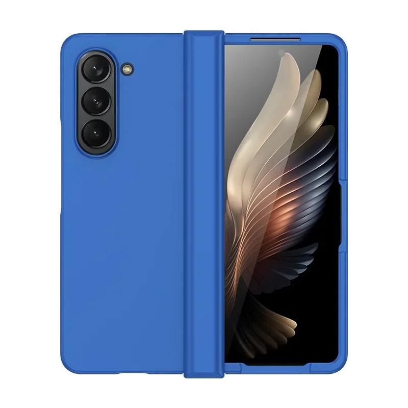 Чехол для телефона цвета конфет для Samsung Galaxy Z Fold 6 5 4 3 5G с шарнирной пластиковой задней крышкой B03