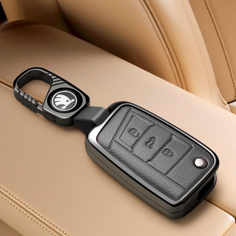 Чехол для ключа Skoda: Подходит для моделей Octavia, Kamiq, Karoq, Kodiaq