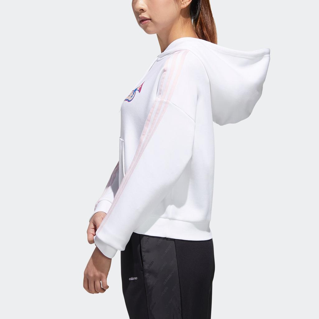 adidas Женские толстовки Neo Белые с капюшоном Умеренный Обычный GP5864