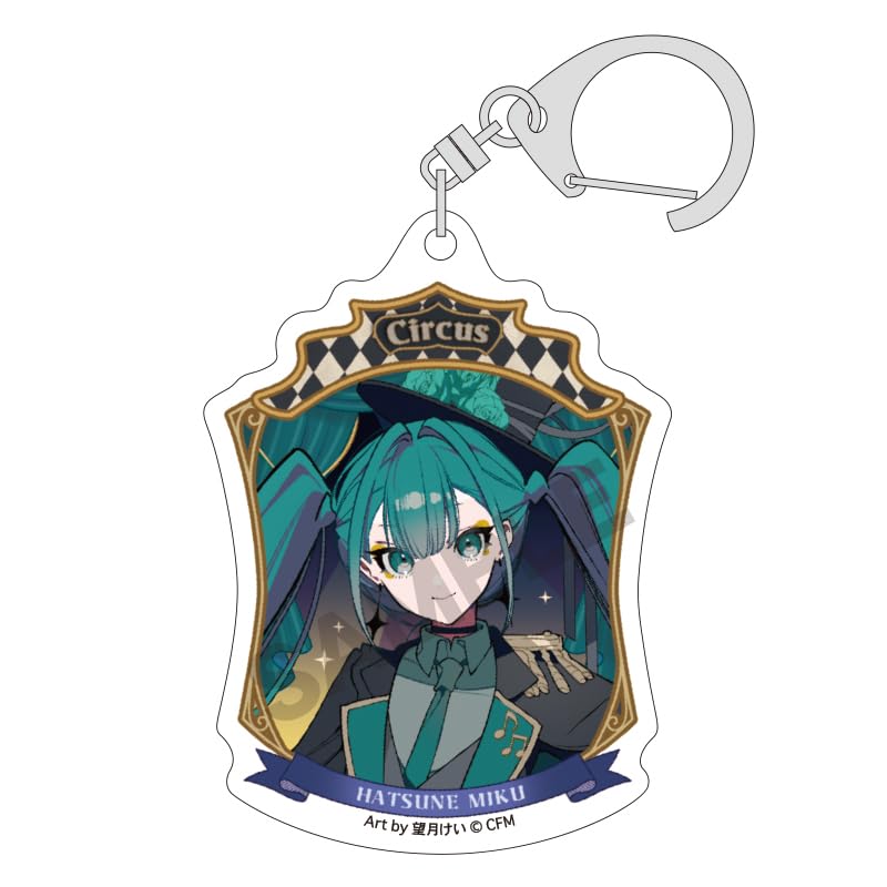 CRAX Hatsune Miku Trading акриловый брелок 1BOX Circus В71 x Ш52 x Г3 мм акрил прибл.