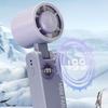 High-Speed Cooling Fan Portable Turbo Fan Mini Foldable  Handheld Fan  Camping